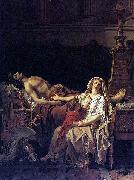 Jacques-Louis David Andromache mourns Hector oil